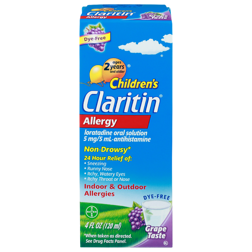 Children's Claritin Grape Taste Loratadine Oral Solution - 4 Fluid Ounce