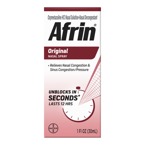 Afrin Nasal Spray, Maximum Strength, Original