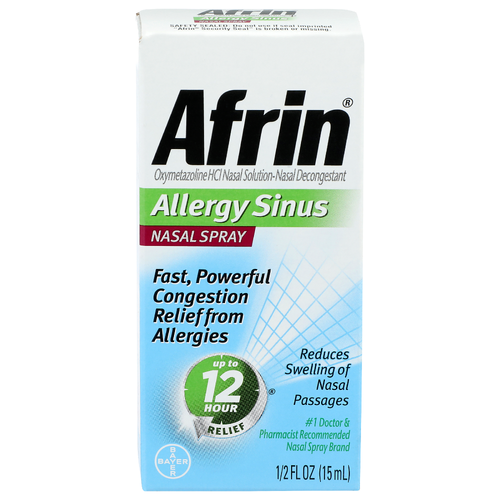 Afrin Allergy Sinus Nasal Spray - 0.5 Fluid Ounce