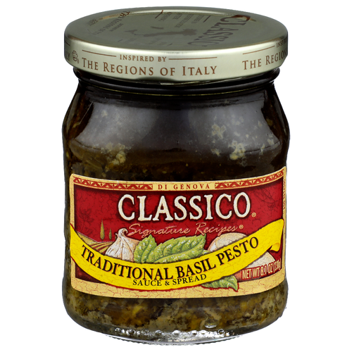 Classico Traditional Basil Pesto Sauce & Spread - 8.1 Ounce
