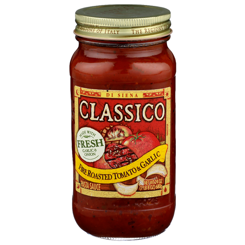 Classico Fire Roasted Tomato & Garlic Pasta Sauce - 24 Ounce