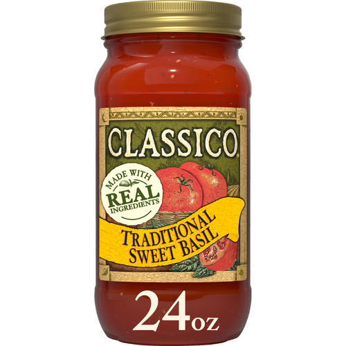 Classico Traditional Sweet Basil Pasta Sauce - 24 Ounce Image 1 of 5