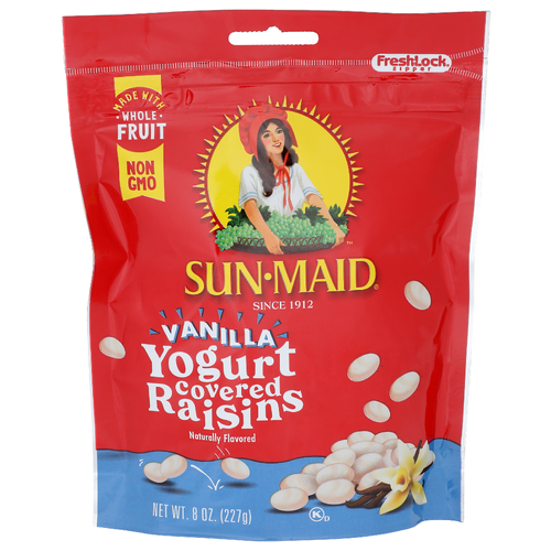 SunMaid Vanilla Yogurt Covered Raisins - 8 Ounce
