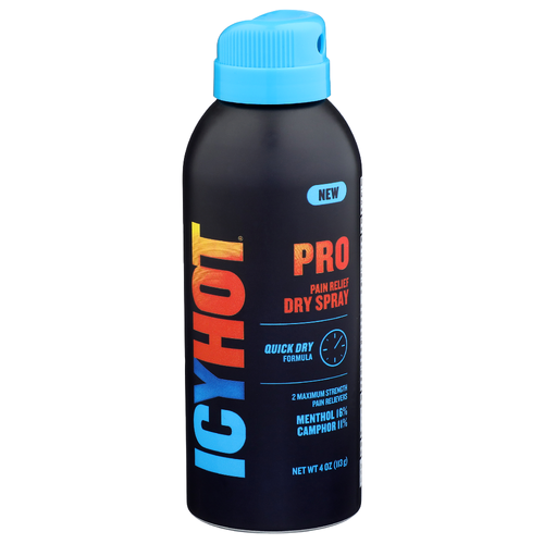 Icyhot Quick Dry Formula Pain Relief Spray - 4 Ounce