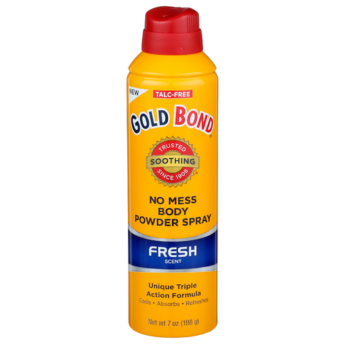 Gold Bond Fresh Scent No Mess Body Powder Spray - 7 Ounce
