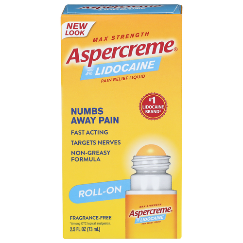 Aspercreme Pain Relief Liquid Lidocaine - 2.5 Fluid Ounce
