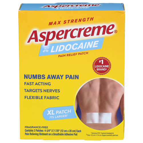 Aspercreme Pain Relief Patch - 3 Count