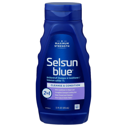 Selsun Blue 1 Cleanse & Condition Antidandruff Shampoo & Conditioner - 11 Fluid Ounce