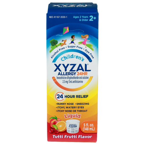 Children's Xyzal Tutti Frutti Flavor Liquid Allergy - 5 Fluid Ounce