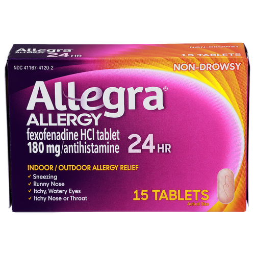 Allegra Fexofenadine Hcl Tablet - 15 Count