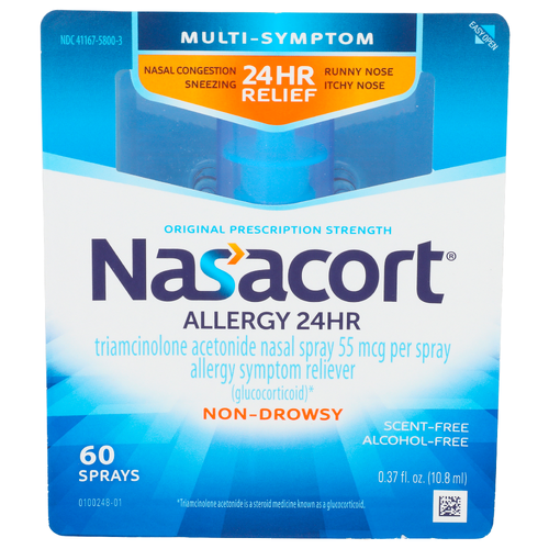 Nasacort Nasal Spray - 0.006 Fluid Ounce - 60 Count