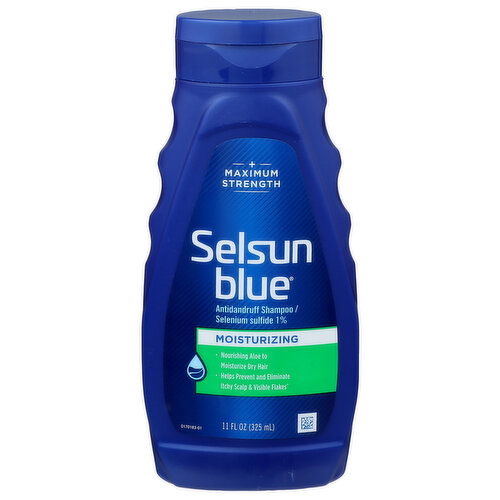 Selsun Blue Moisturizing Antidandruff Shampoo - 11 Fluid Ounce