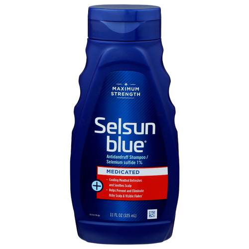 Selsun Blue Maximum Strength Medicated Antidandruff Shampoo - 11 Fluid Ounce