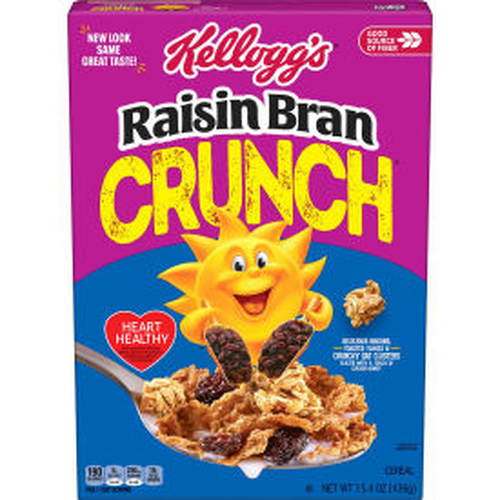 KELLOGG'S® Raisin Bran® Crunch® Cereal - 15.4 Ounce