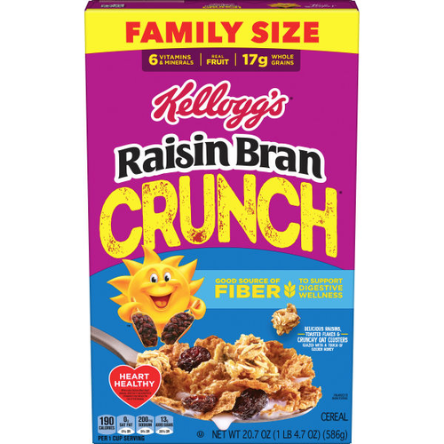 Kellogg's Raisin Bran Crunch Cereal Family - 20.7 Ounce Image 1 of 2