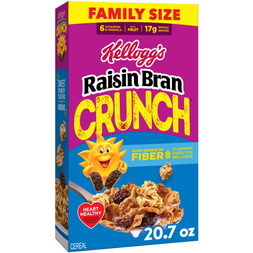 Kellogg's Family Size Raisin Bran Crunch Cereal - 20.7 Ounce Image 1 of 4