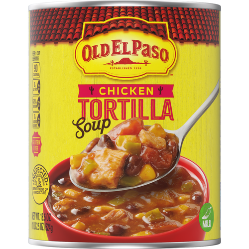 Old El Paso Chicken Tortilla Soup, Ready To Serve Canned - 18.5 Ounce