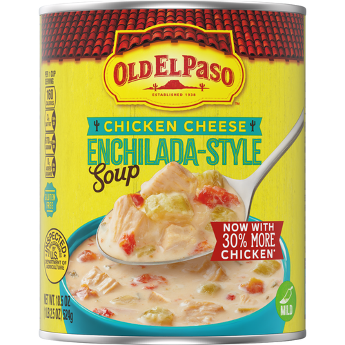 Old El Paso Chicken Cheese Enchilada-Style Soup, Ready To Serve Canned - 18.5 Ounce