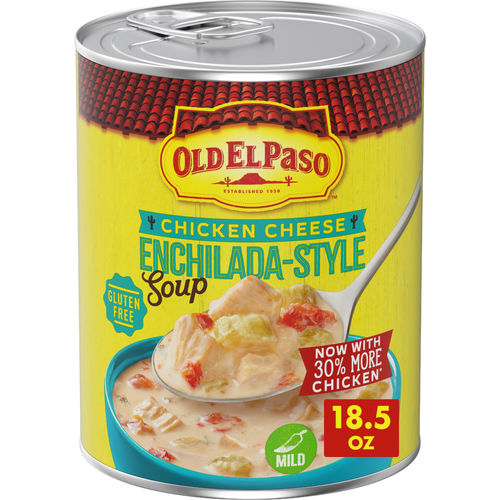 Old El Paso Chicken Cheese Enchilada-Style Soup, Ready To Serve Canned - 18.5 Ounce