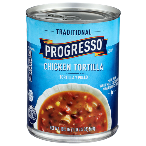Progresso Chicken Tortilla Traditional Soup - 18.5 Ounce