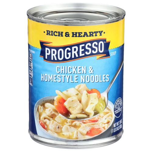 Progresso Rich & Hearty Chicken & Homestyle Noodles - 19 Ounce