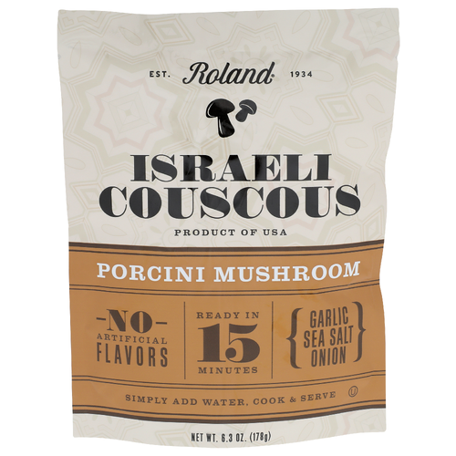 Roland Porcini Mushroom Israeli Couscous - 6.3 Ounce