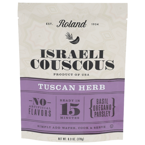 Roland Tuscan Herb Israeli Couscous - 6.3 Ounce