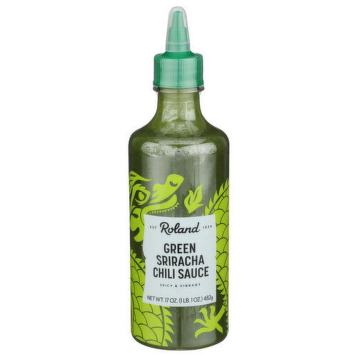 Roland Ginger Acidic And Vibrant Sauce Green Siracha Chili - 17 Ounce Image 1 of 4
