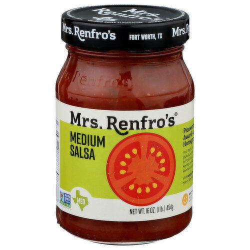 Mrs. Renfro's Med Medium Salsa - 16 Ounce