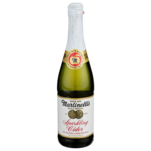 Martinelli's Gold Medal Apple Sparkling Juice Cider - 25.4 Fluid Ounce
