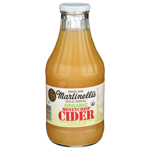 MARTINELLI'S GOLD MEDAL Apple Cider Honeycrisp Organic Juice Organicunfiltered - 1 Liter