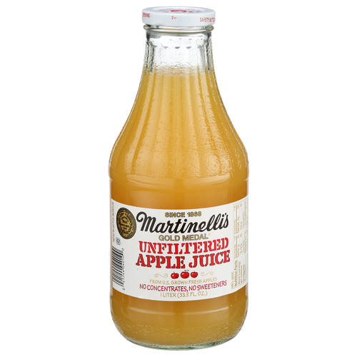 Martinelli's Gold Medal Apple Juice Unfiltered - 33.8 Fluid Ounce
