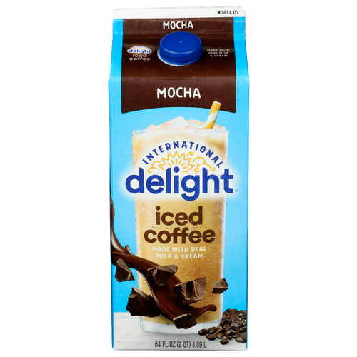International Delight Mocha Iced Coffee - 64 Fluid Ounce