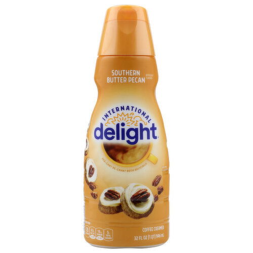 International Delight Coffee Creamer, Southern Butter Pecan - 32 Fluid Ounce