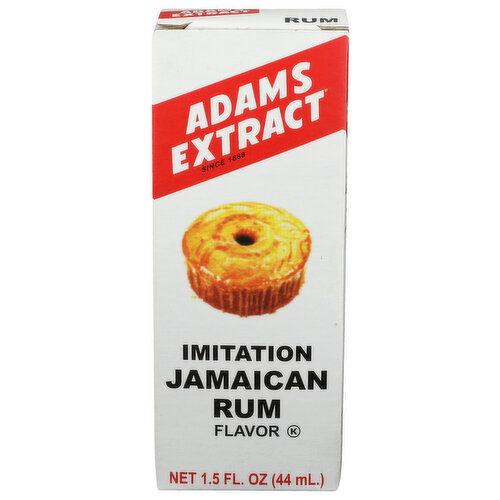 Adams Extract Imitation Jamaican Rum Flavor - 1.5 Fluid Ounce