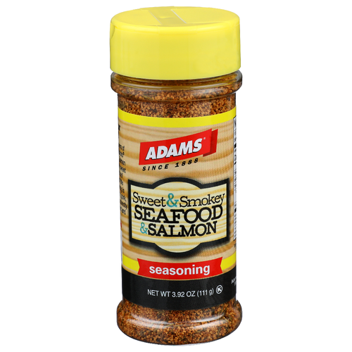 Adams Pantry Basics Sweet & Smokey Seafood & Salmon Seasoning - 3.92 Ounce