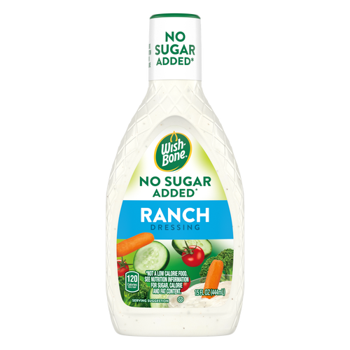 Wish-Bone No Sugar Added Ranch Salad Dressing - 15 Fluid Ounce
