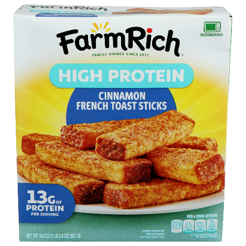 Farm Rich High Protein French Toast Sticks - 18.4 Ounce