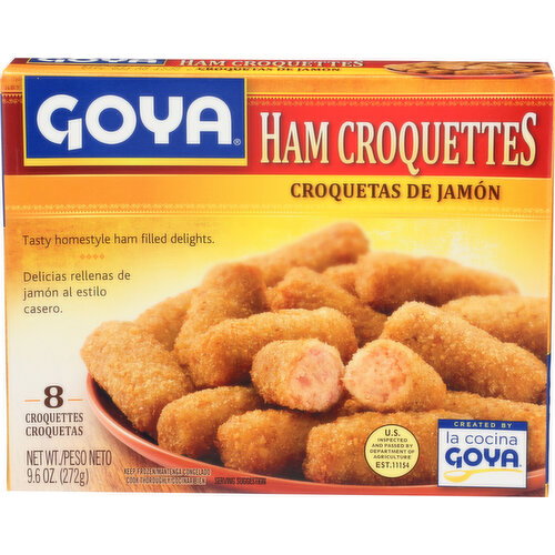 Goya Ham Croquettes - 1.2 Ounce - 8 Count
