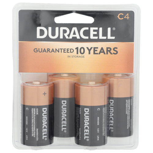 Duracell C4 Alkaline Batteries - 1 Each