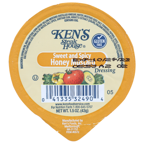 Ken's Steak House Sweet And Spicy Honey Mustard Dressing - 1.5 Ounce