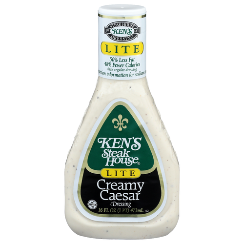 Ken's Steak House Creamy Caesar Lite Dressing - 16 Fluid Ounce