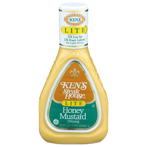 Ken's Steak House Lite Honey Mustard Dressing - 16 Fluid Ounce