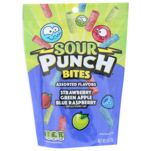 Sour Punch Bites Assorted Flavors - 9 Ounce