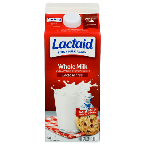Lactaid Whole Milk - Half Gallon