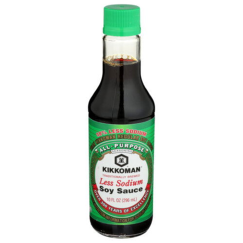Kikkoman Soy Sauce Low Less Sodium - 10 Fluid Ounce