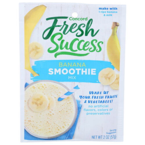 CONCORD FRESH SUCCESS Smoothie Mix Banana - 2 Ounce