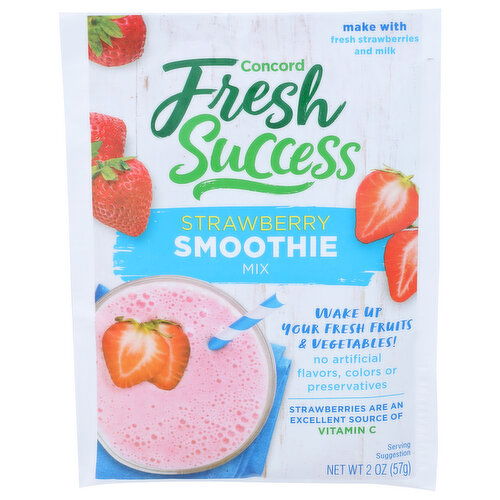 CONCORD FRESH SUCCESS Smoothie Mix Strawberry - 2 Ounce
