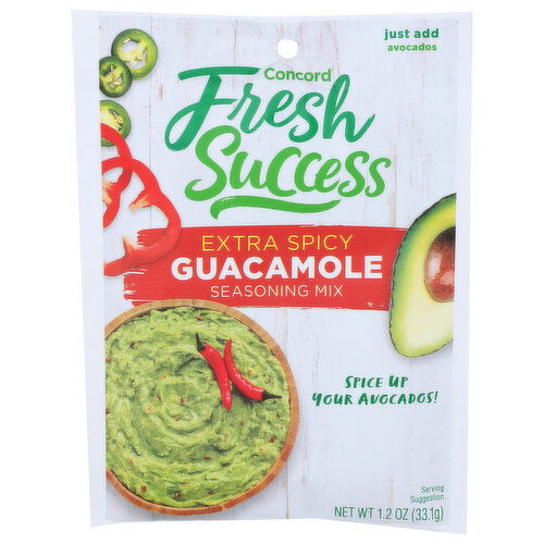 CONCORD FRESH SUCCESS Guacamole Mix Extra Spicy - 1.2 Ounce