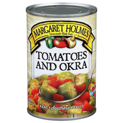Margaret Holmes Tomatoes And Okra - 14.5 Ounce